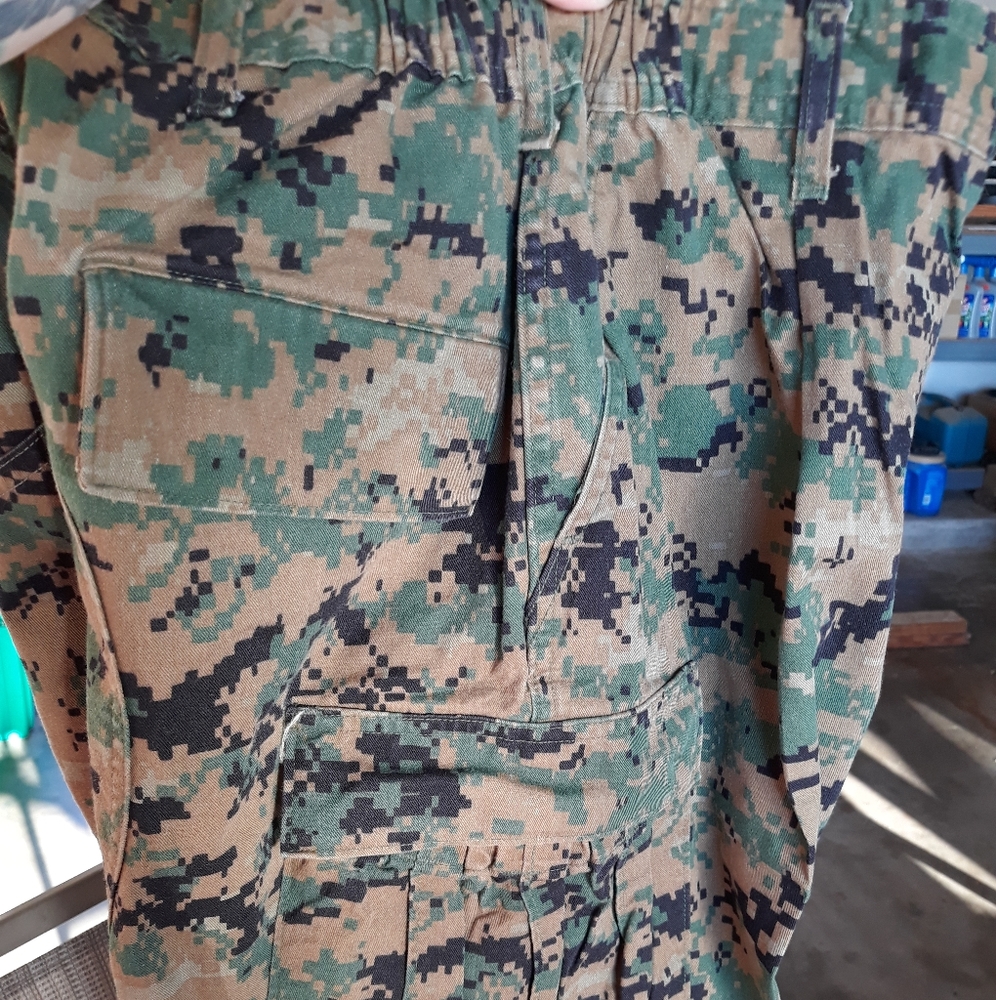 Military Issued Camouflage Pants